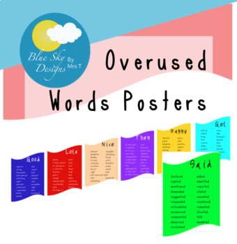 Preview of Overused Words Posters