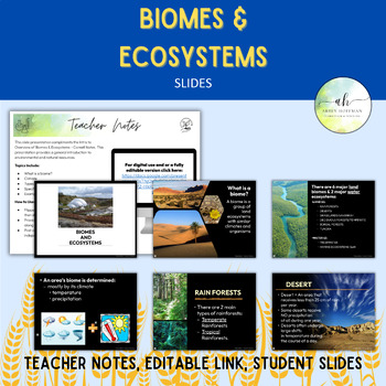 Preview of Overview of Biomes & Ecosystems - Slides