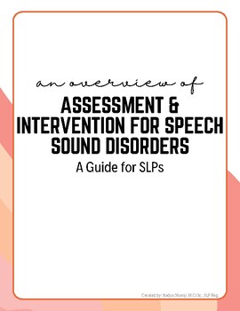 Preview of Overview of Speech/Artic Therapy for SLPs