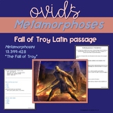 Ovid's Metamorphoses Latin Translation Passage & Questions