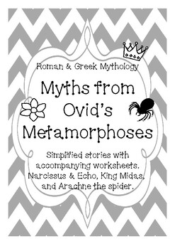 Preview of Ovid’s Metamorphoses: Narcissus, Arachne, Midas