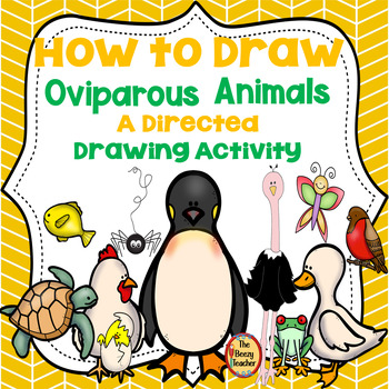 Preview of Oviparous Animals A How to Draw Directed Drawing Activity | Writing