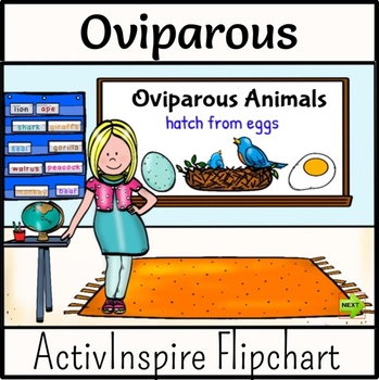 Preview of Promethean Oviparous Animals Lesson