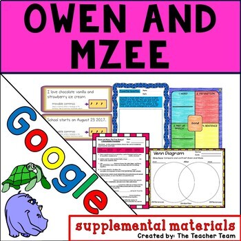 Preview of Owen and Mzee | Journeys 4th Grade Unit 5 Lesson 24 | Google Slides