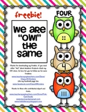 {FREEBIE} "Owl" About Numbers! Math Work Page