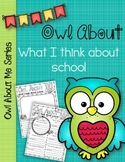 Owl About Me: for Student Reflection Throughout the School Year