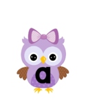 Owl Alphabet (Lowercase)