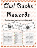 Owl Bucks Rewards {a classroom economy reward system}