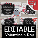 Owl Candy VALENTINE'S DAY Printable - Fundraiser - Game