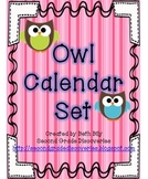 Owl Class Calendar Set