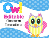 Owl Classroom Decorations