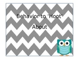 Owl Classroom Management Behavior Chart