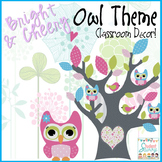 Owl Classroom Decor (Editable)