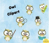 Owl Clip Art Classroom Reading Book Graduation Library