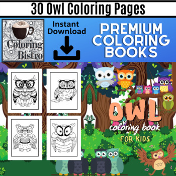 Owls Coloring Books for Kids: Coloring Books for Boys, Coloring Books for  Girls 2-4, 4-8, 9-12, Teens & Adults (Paperback)