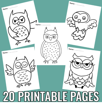 small owl printable template