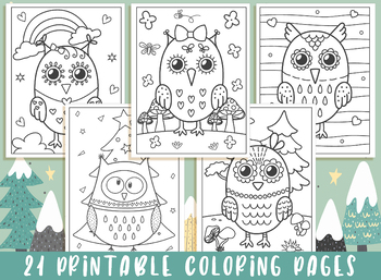Coloring Books For Teens : Owls: Advanced Coloring Pages for Teenagers,  Tweens, Older Kids, Boys & Girls, Detailed Zendoodle Animal Designs,  Creative