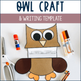 Owl Craft | Writing Template