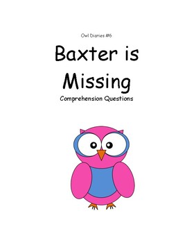owl diaries baxter is missing