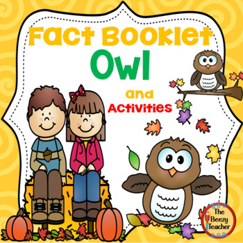 Preview of Owl Fact Booklet and Activities | Nonfiction | Comprehension | Craft