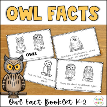 Owl Facts Emergent Reader by Learning from the Outside | TpT