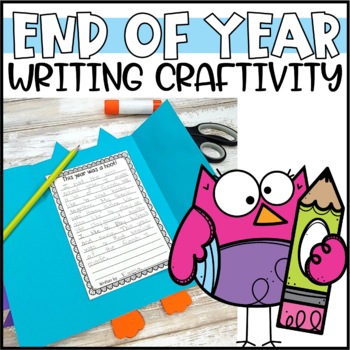 Preview of End of the Year Writing Owl Craftivity