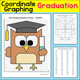 Owl Graduate Coordinate Graphing Ordered Pairs Mystery Pic