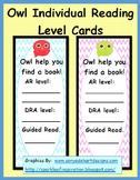 Owl Individual Reading Level Cards