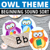 Owls Letter Identification & Sounds Activities - Beginning