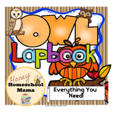 Owl Lapbook with Reading - 110 Pages for a Great Unit Study