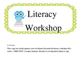 Owl Literacy Workshop/Centers Display