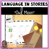 Owl Moon Book Companion Language Activities for Speech