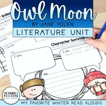 Preview of Owl Moon Literature Unit {My Favorite Read Alouds}