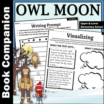 Preview of Owl Moon by Jane Yolen Read-Aloud Activities and Winter Book Companion