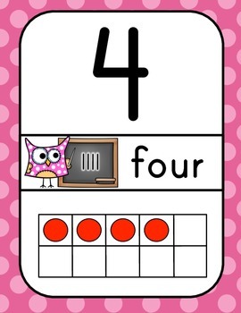 Owl Number Posters 0-30 by Alma Solis | Teachers Pay Teachers