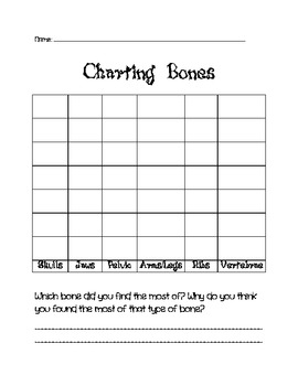 Owl Pellet Bone Sorting Chart