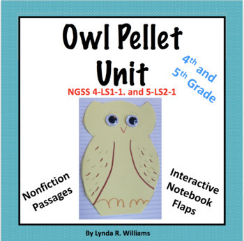 Preview of Owl Pellet Lab With Nonfiction Text NGSS 4-LS1-1 and 5-LS2-1