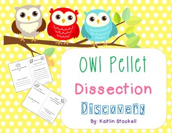Preview of Owl Pellet Dissection: A Science Discovery Interactive Mini-Book!