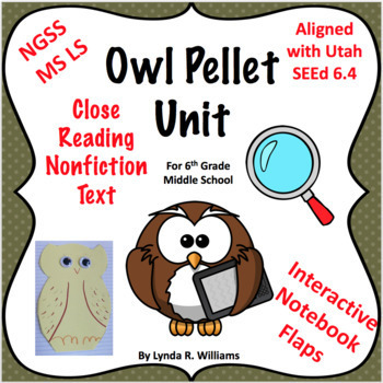 Preview of Owl Pellet Unit For 6th Grade NGSS MS LS 2.3 and NGSS MS LS 2.4