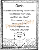 Owl Poem for Kids | Animal Fall Poems for Kids