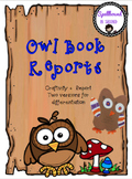 Owl Report Craftivity + Report