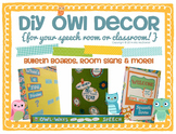 Owl Room Decor | bulletin boards, room signs, & more