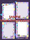 Owl Templates/Frames Portrait Format
