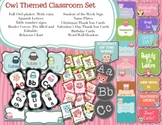 Owl Theme Class Set- Cute and Colorful Owls!