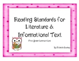 Owl Theme Common Core Reading Literature and Informational