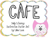 Owl Themed CAFE Poster Set with Definitions!