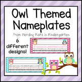 Owl Classroom Décor Name Tags