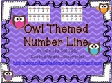 Owl Themed Number Line