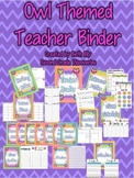 Owl Themed Teacher Binder {For the ENTIRE School Year!!!}