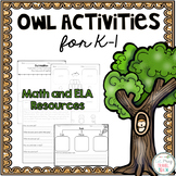 Owl Activities for K-1